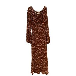 Diane von  Furstenberg l’amour Parisian lips empire waist dress